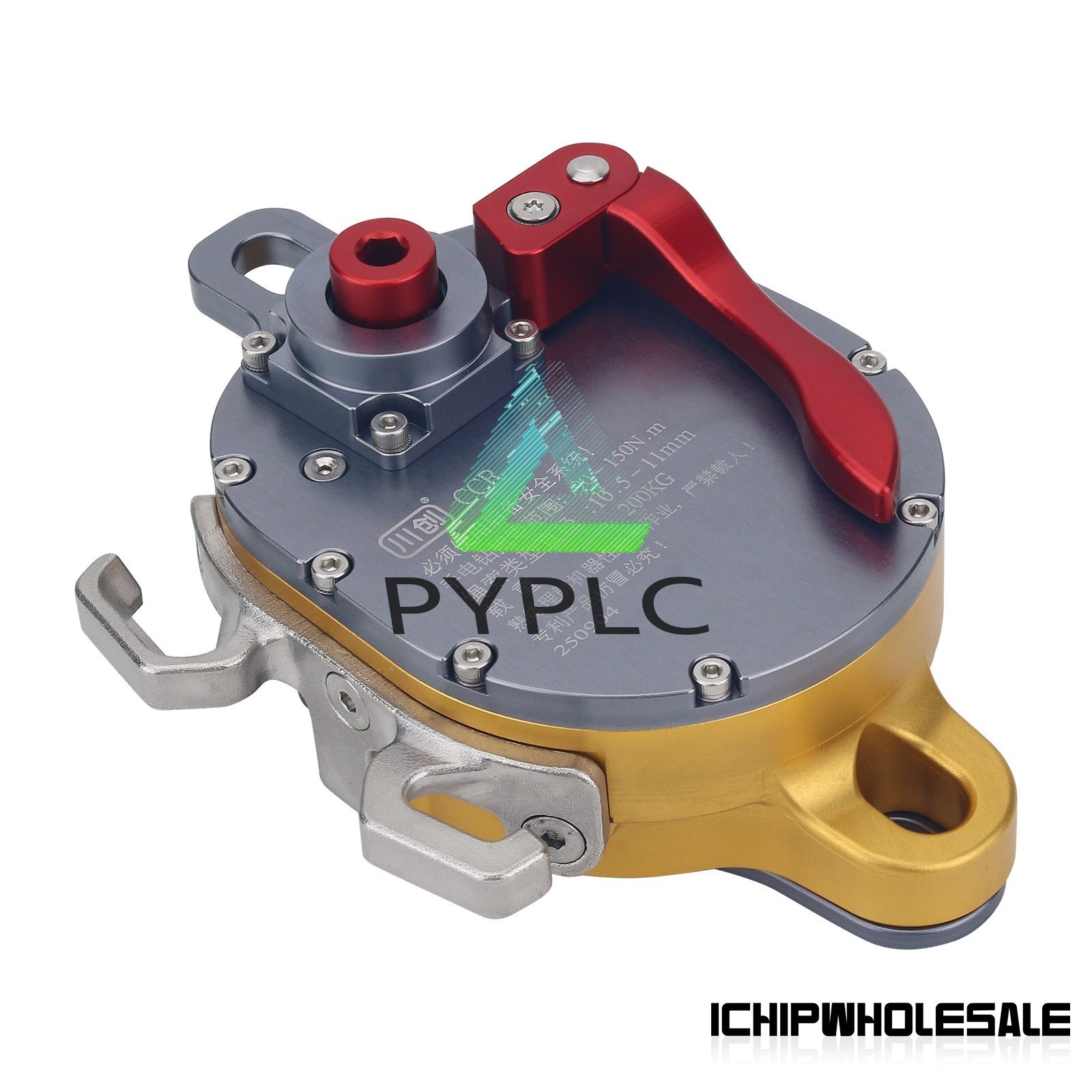 CCR Drill-Powered Ascent Descent Device Requires Carabiner for Detachment~