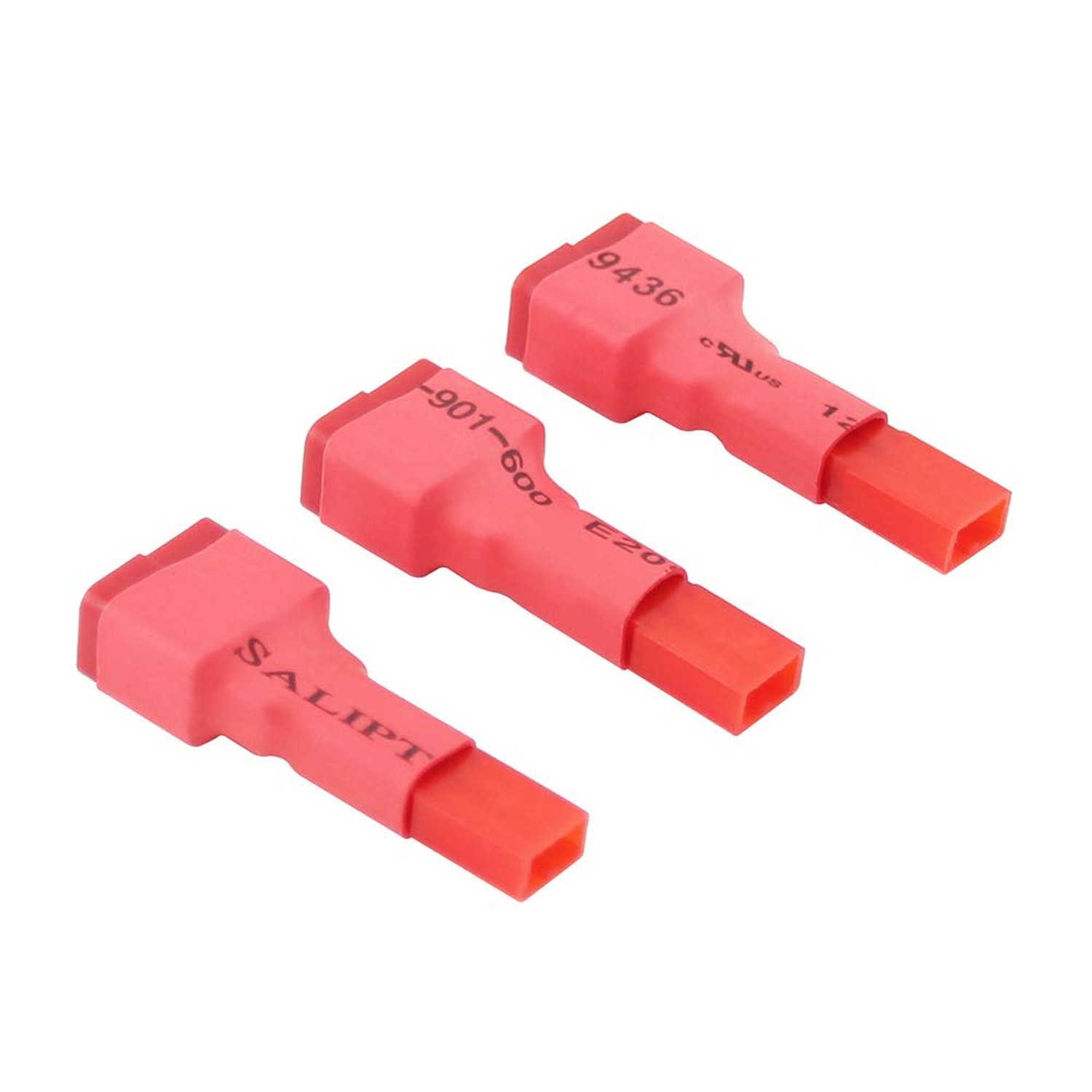 3pcs T-Plug Style Female to JST Wireless Connector Adapter(C55-3)