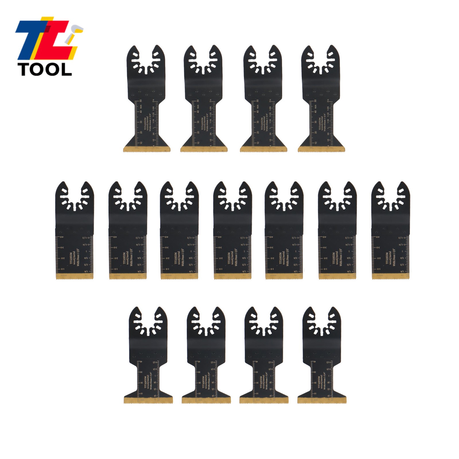 15 Pcs Multi Tool Blades Kit Metal Cutting Oscillating Saw Blades for Soft Metal