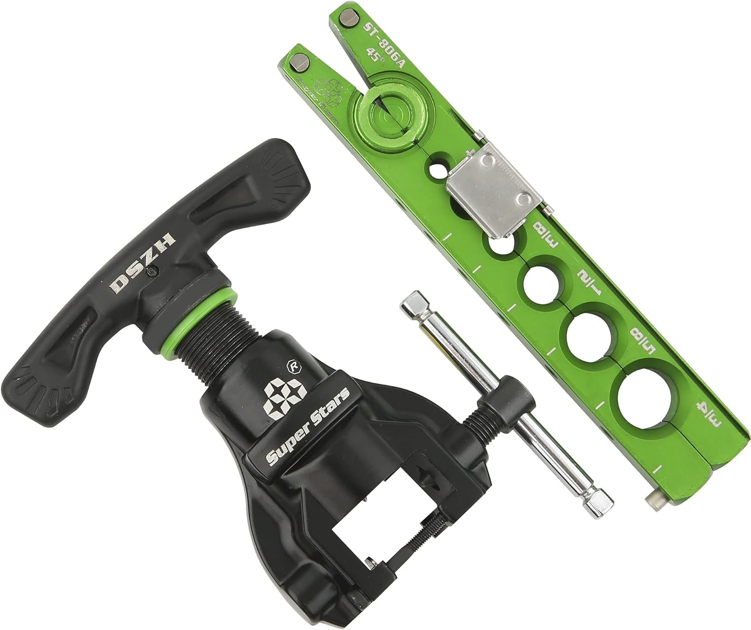 Flaring Tool Kit 1/4in – 3/4in Single Flare Tool HVAC 45° Eccentric Type Flare