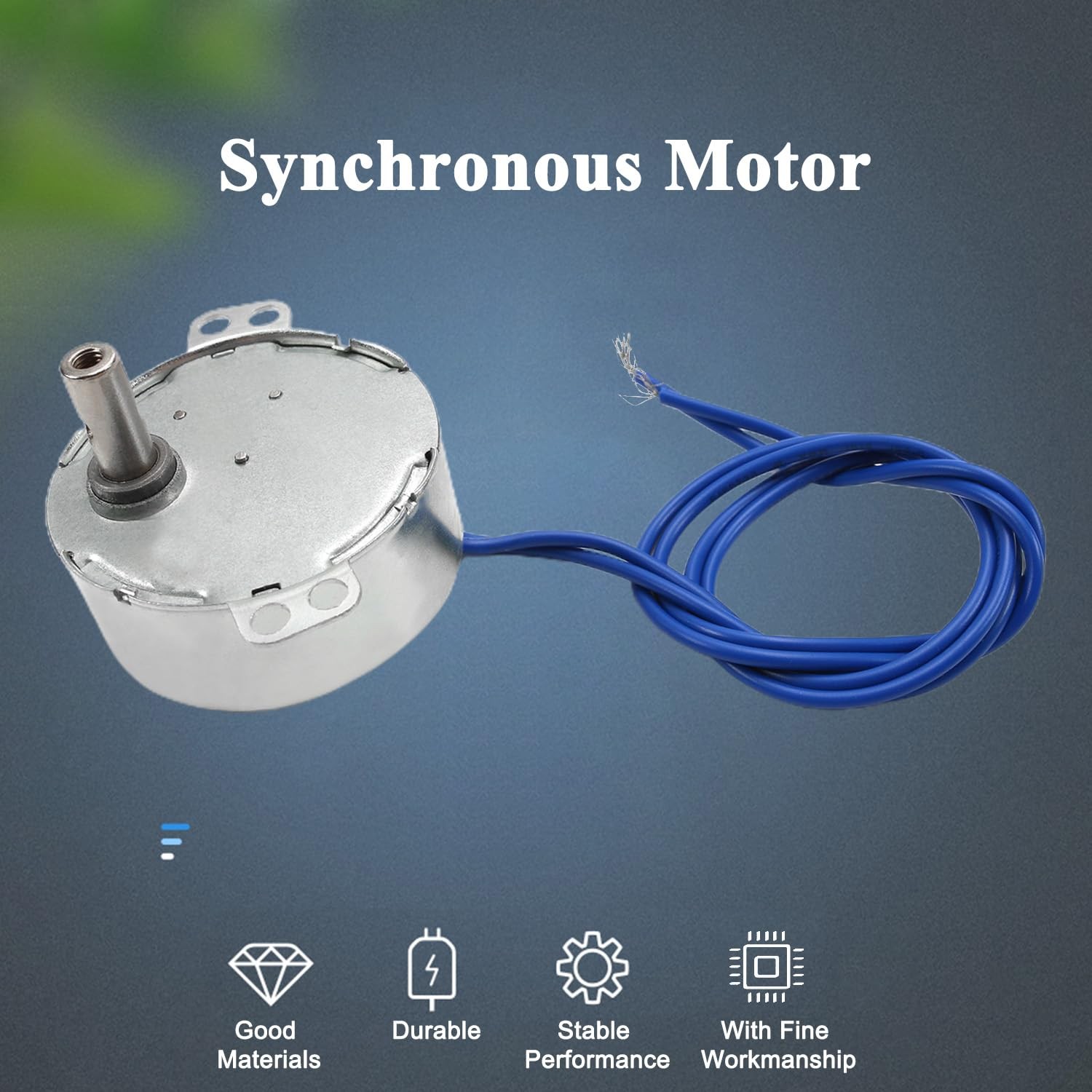 Fielect 2Pcs Synchronous Motor AC 110V 30-36RPM, 30-36RPM CW/CCW