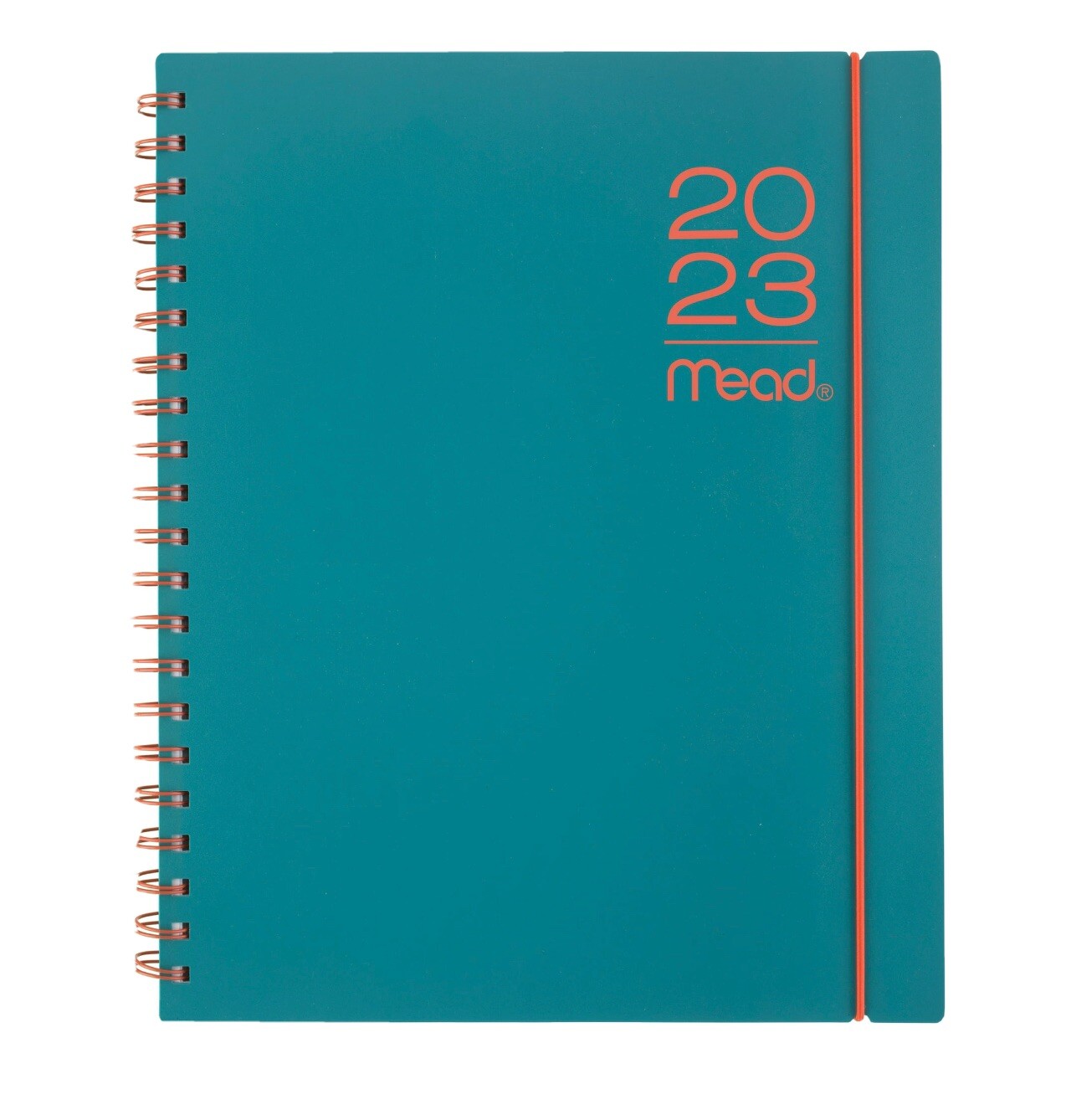 2023 Mead, Color Pop, Teal, Weekly Monthly Planner – Contacts- Passwords- Notes