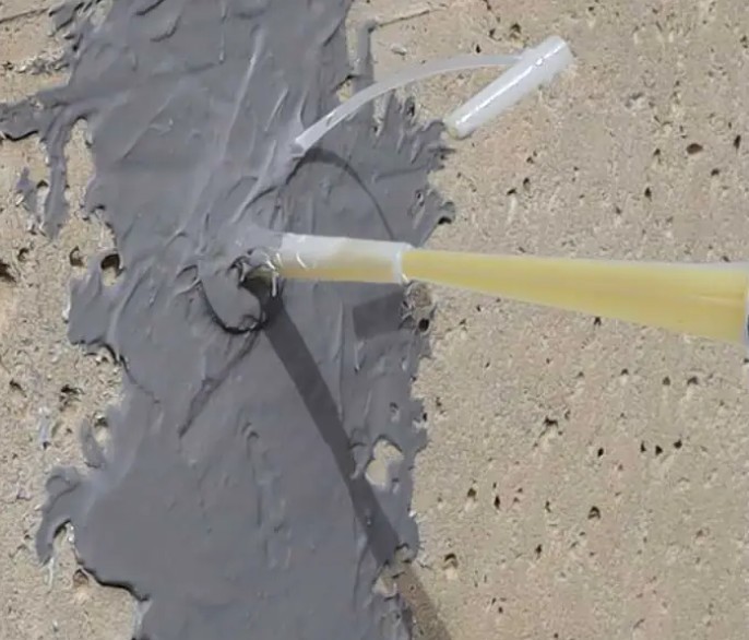 Polygem LCR Epoxy Concrete Crack Repair Kit – Bonds & Prevents Leaks – Open Box