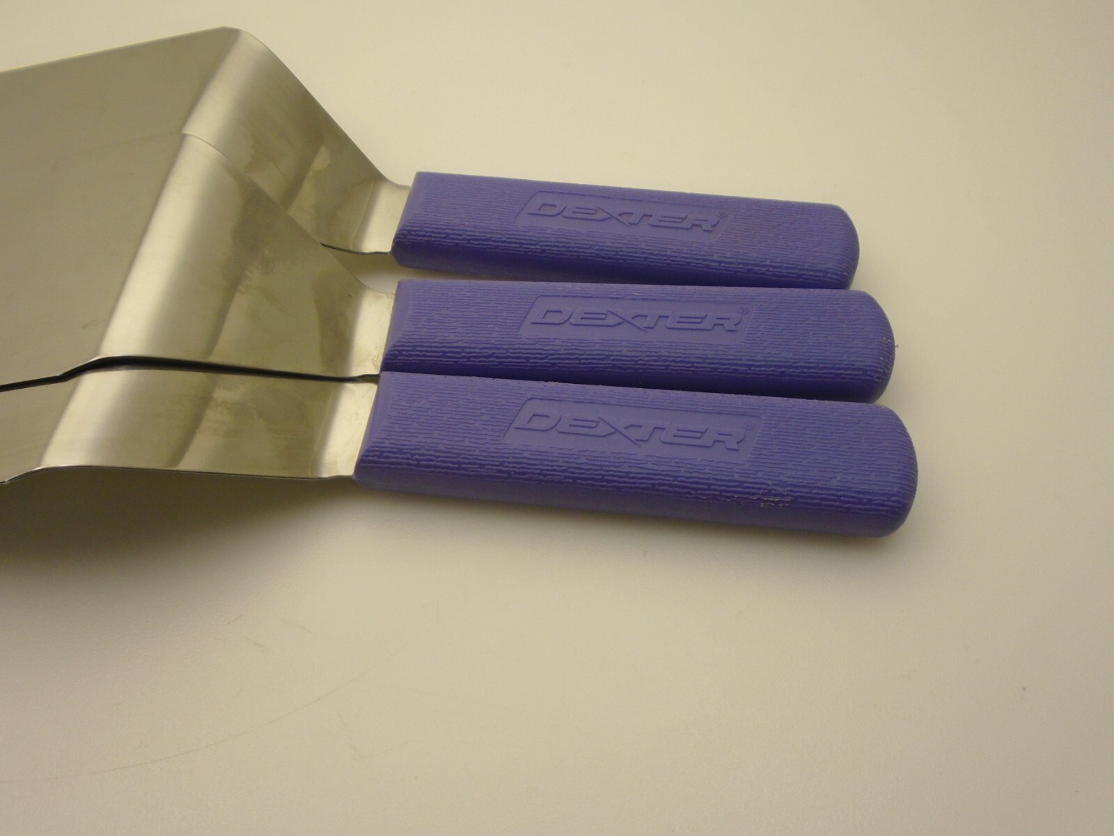 Dexter USA 8X3 Set (3) Spatula Turners Stainless Semi Flex Purple Handle S286-8