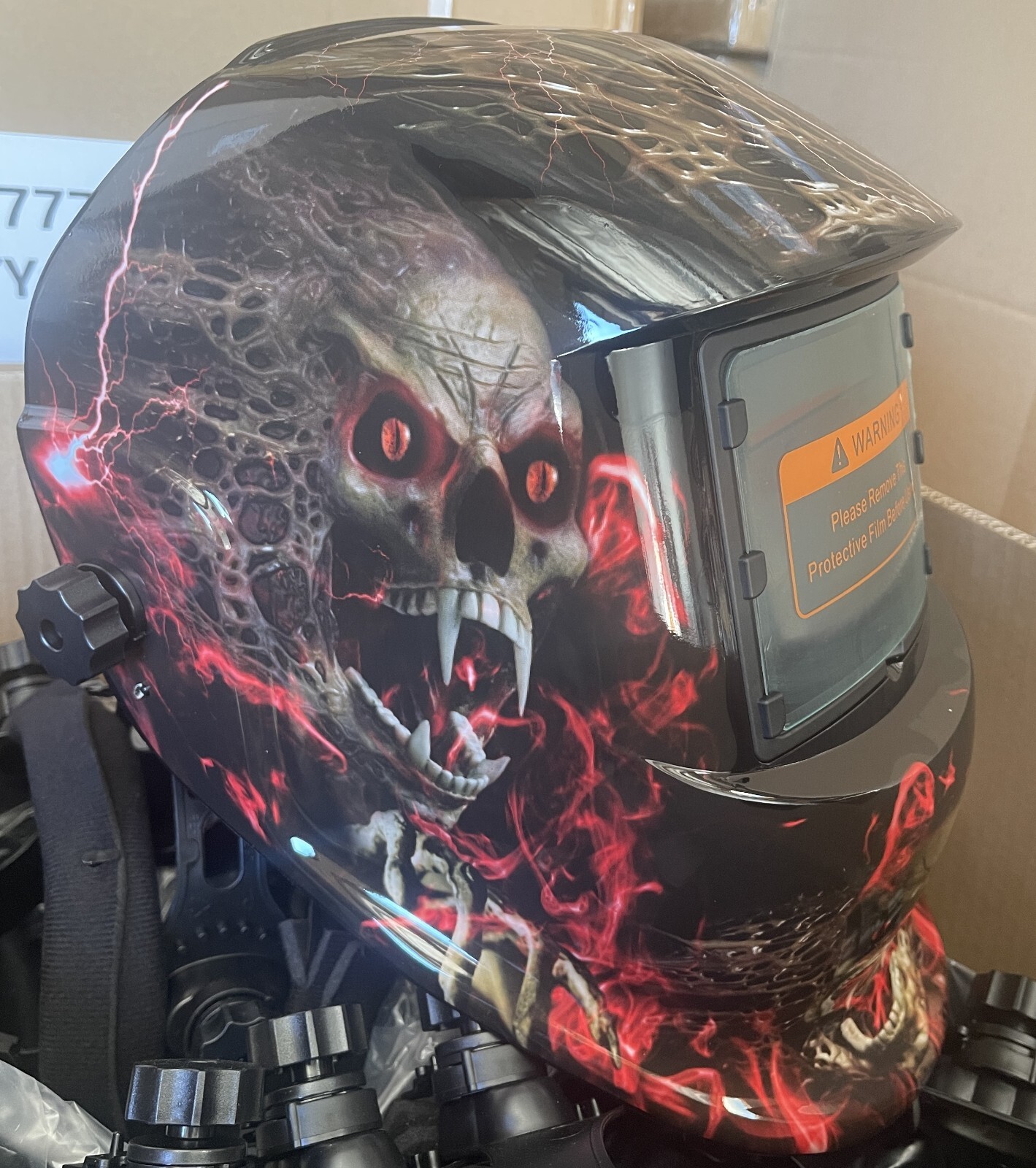 SLCN Solar Certified ANSI CE Welding/Grinding Helmet Hood Mask $$ truecolor