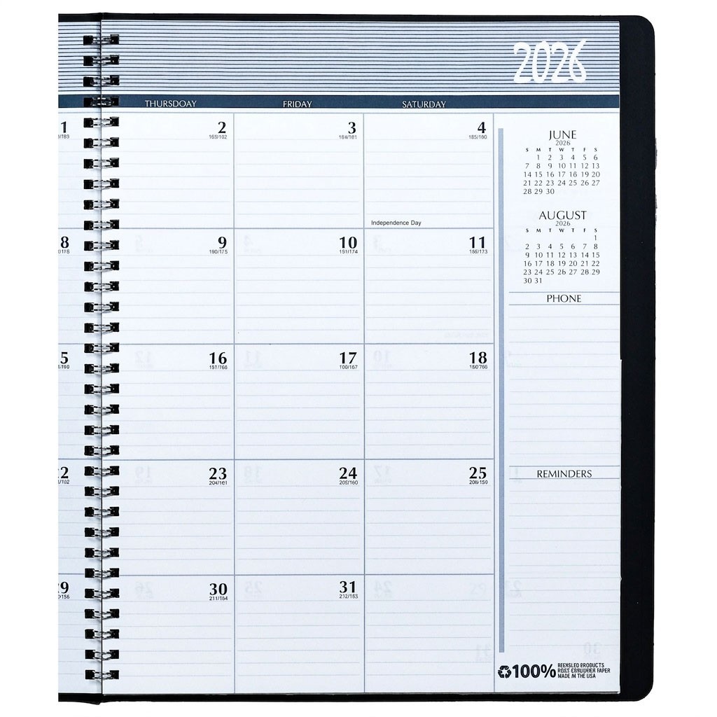 HOD2620502 2-Year Academic Monthly Planner, July 2026 through June 2028