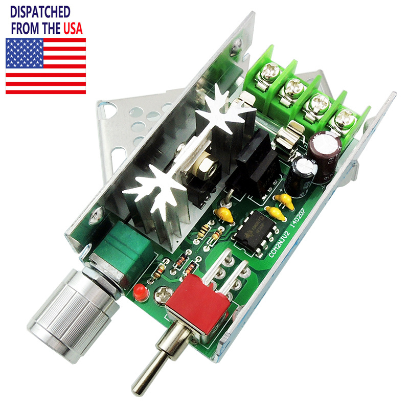 12V 24V 3A DC Motor Speed Controller Adjustable Driver Switch PWM HHO Reversing