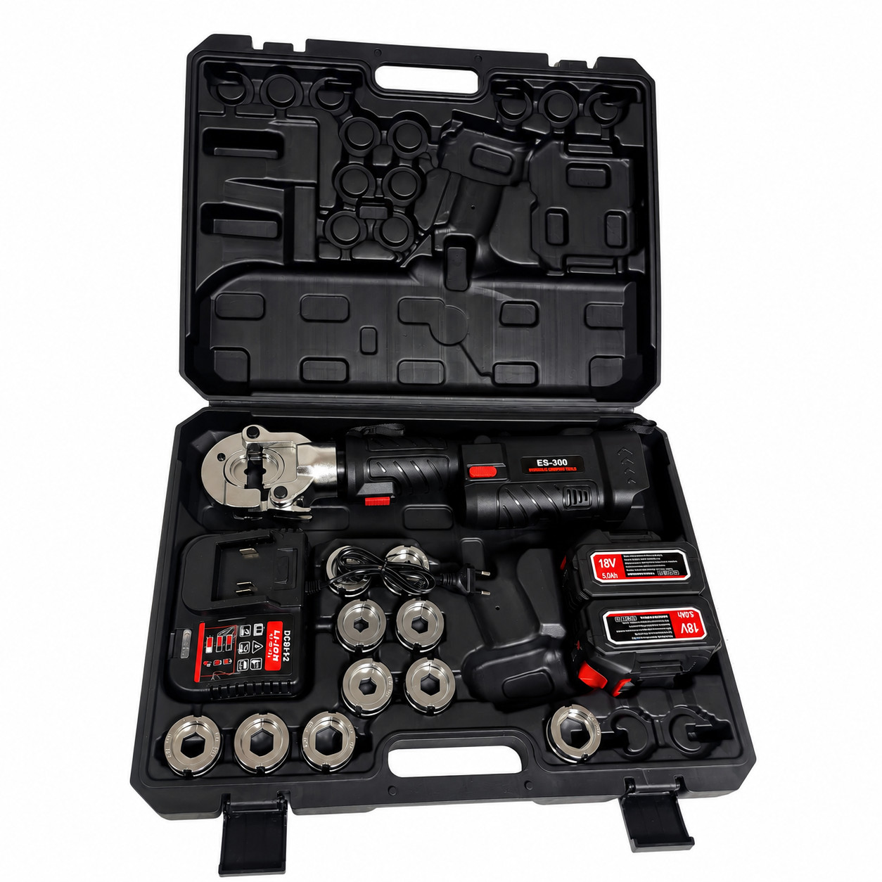 Electric Hydraulic Cable Crimper 16‑300mm² Cu/Al Terminal Crimping Tool ES‑300
