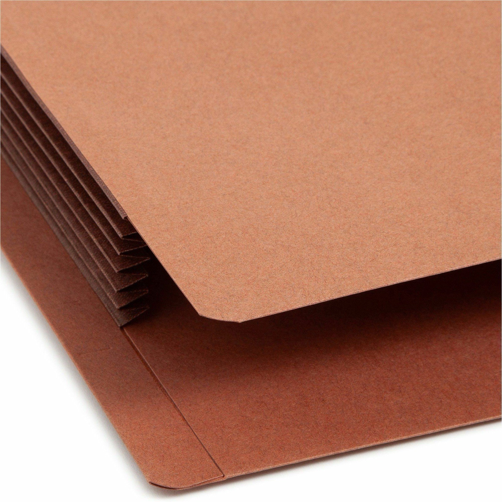 Smead 73691 File Pocket, 5.25” Expansion, Dark Brown Gusset, Letter Size