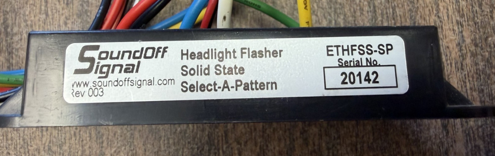 Soundoff Signal ETHFSS-SP, Headlight Flasher, Solid State