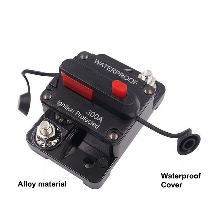 Circuit Breaker Audio Fuse 20A-300A Amp 12V-48V DC Car Boat Manual Reset Switch