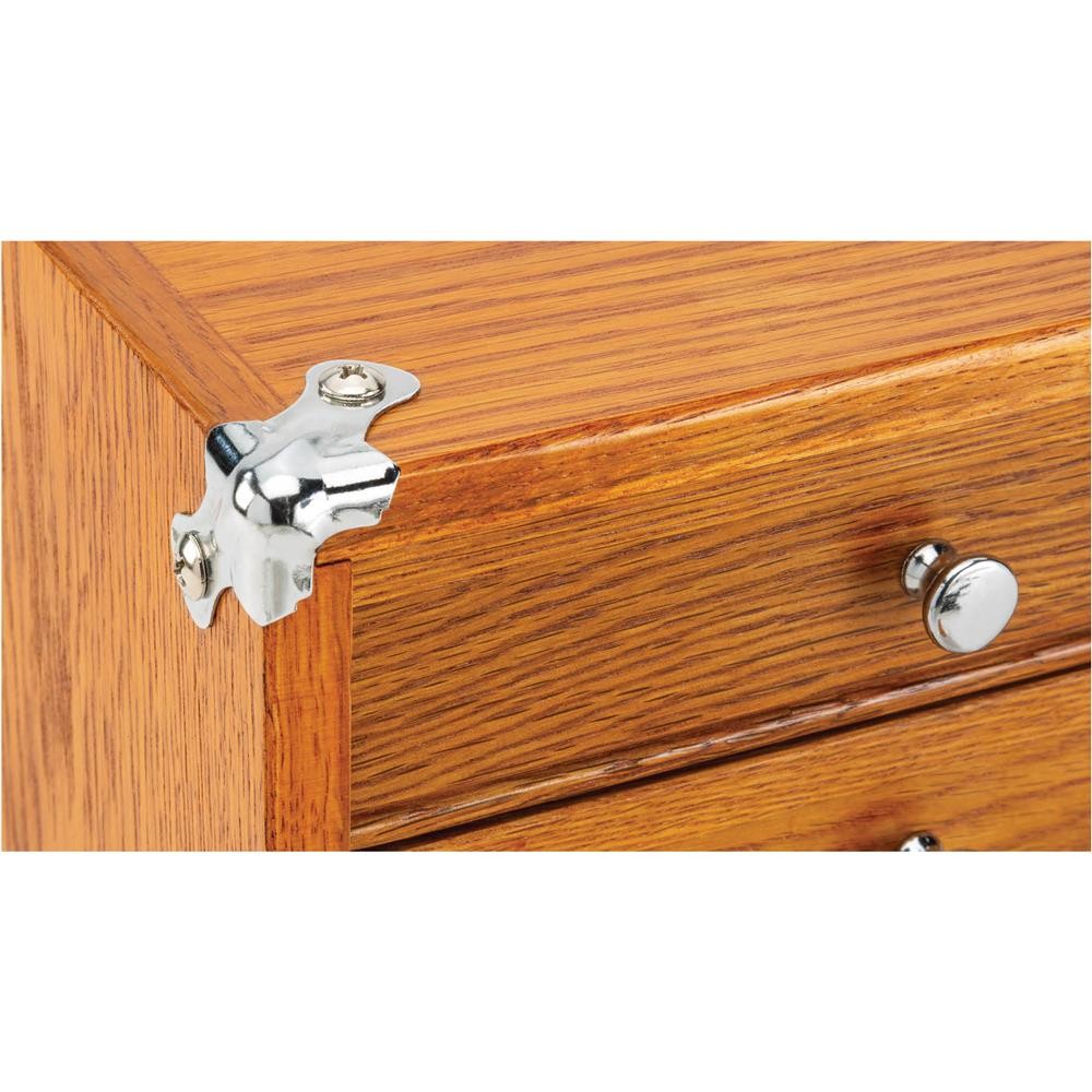 T33822 4-Drawer Oak Chest