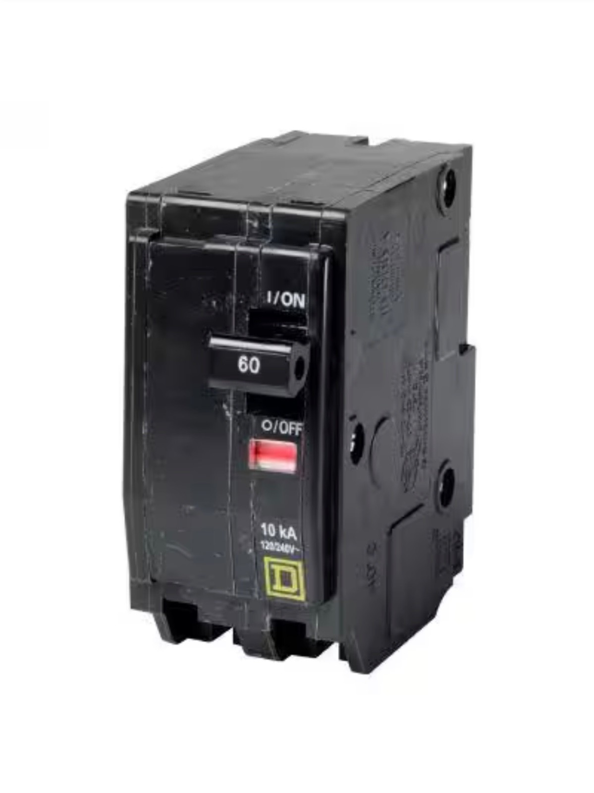 Square D Circuit Breaker QO, 60 Amp, 2 pole, 120/240VAC, 10kA (QO260)