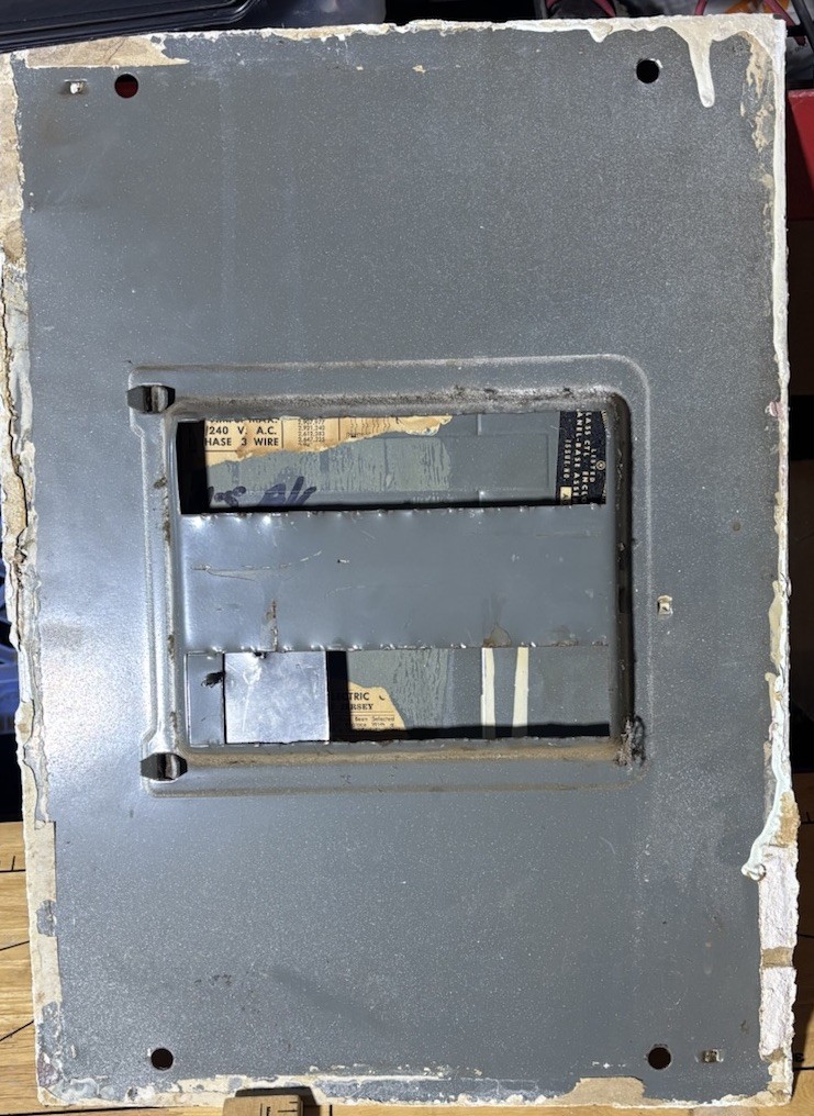Vintage Federal Pacific Electric FPE Stab-Lok Panel Cover LX108-16 125A