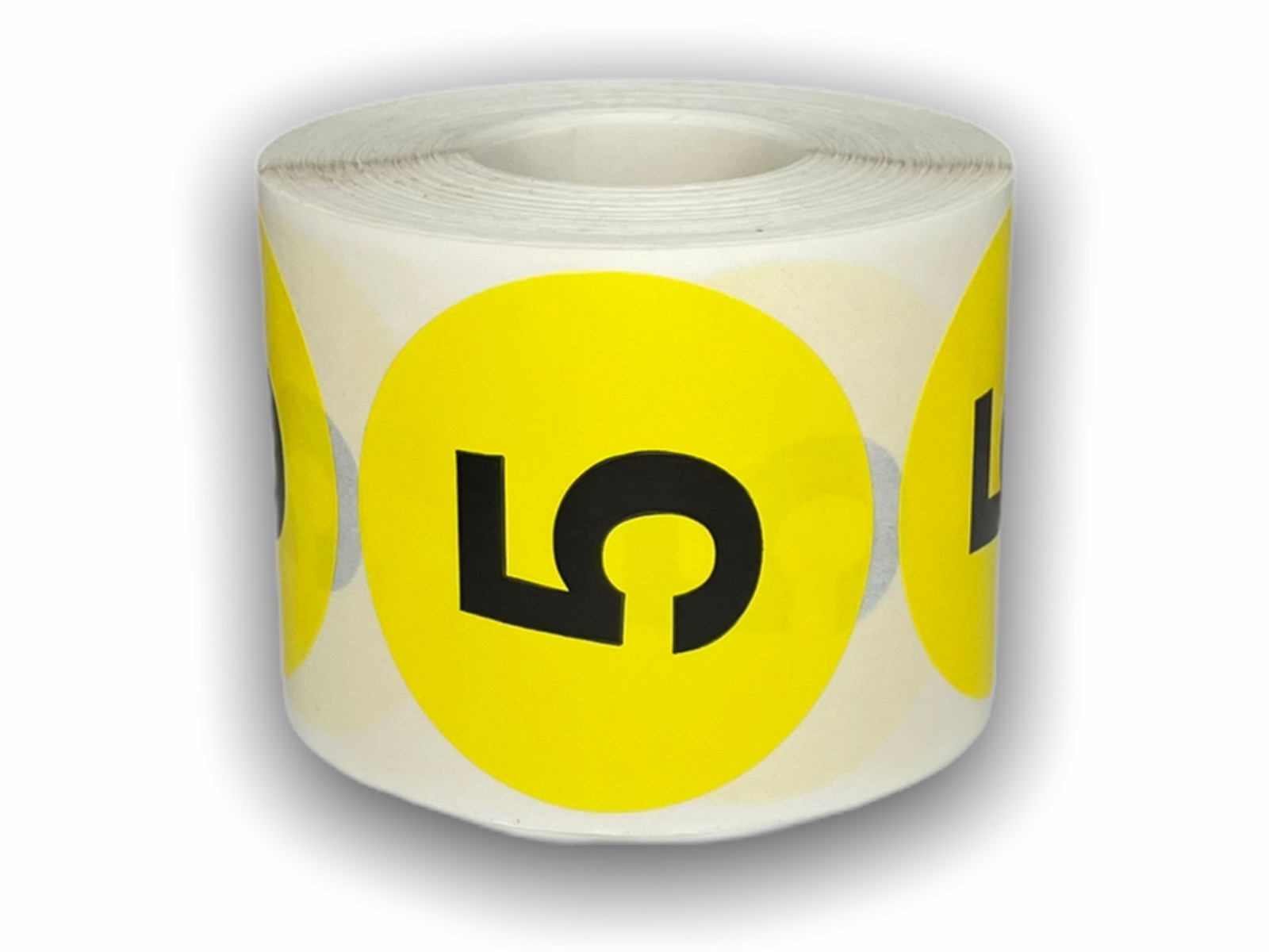 Inventory Control Numbered Labels – Number 5 (Five) 2″ Peel & Stick 500 Stickers