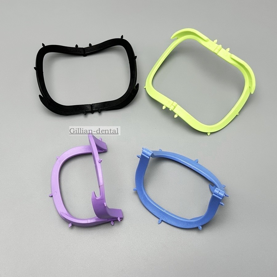 10pcs Dental Plastic Rubber Dam Frame Foldable Hager Light X-Ray Film Bracket