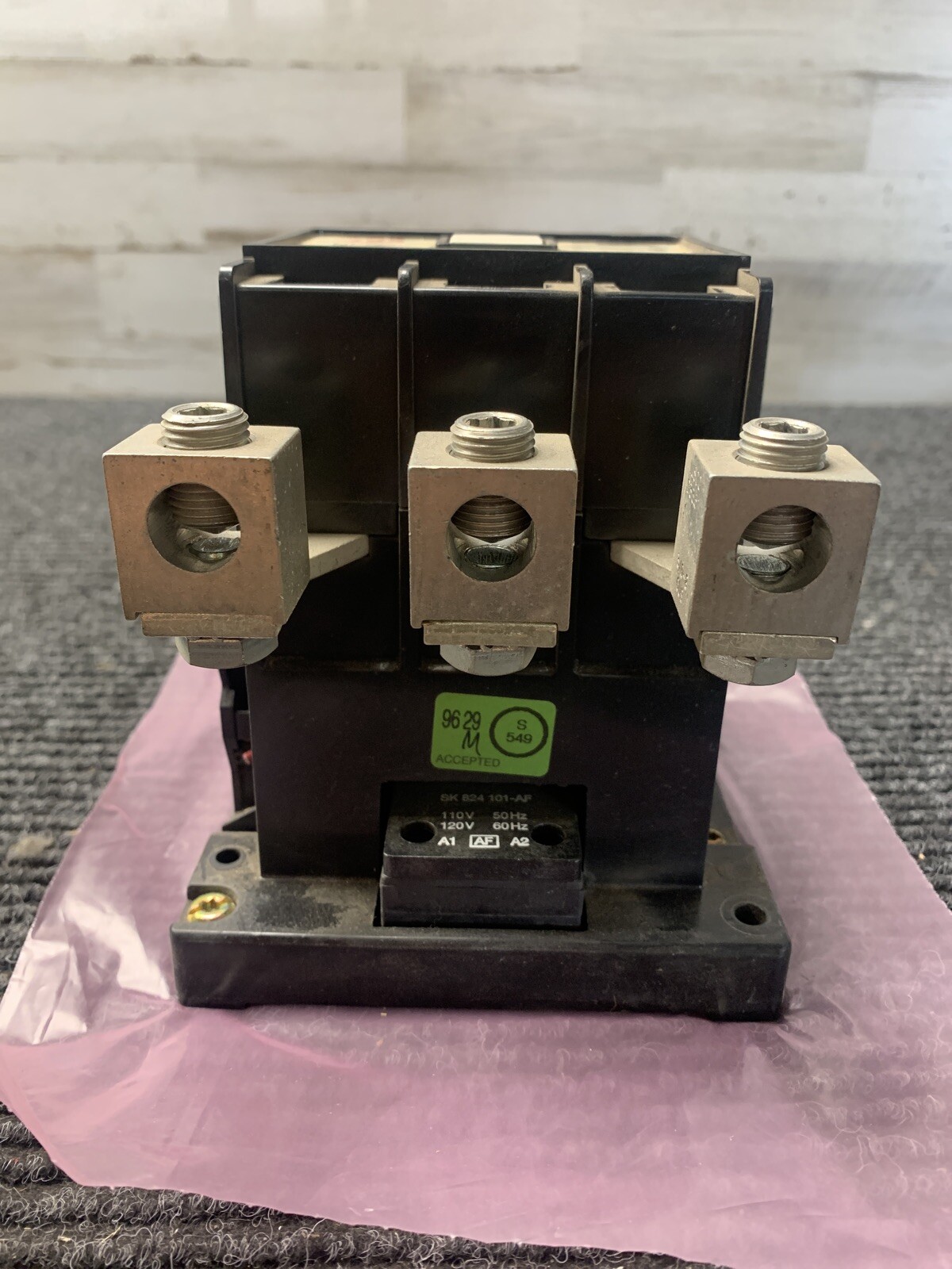 Used ABB EHN145 Nema Size 4 Isolation Contactor MAX. 3 PH Ratings