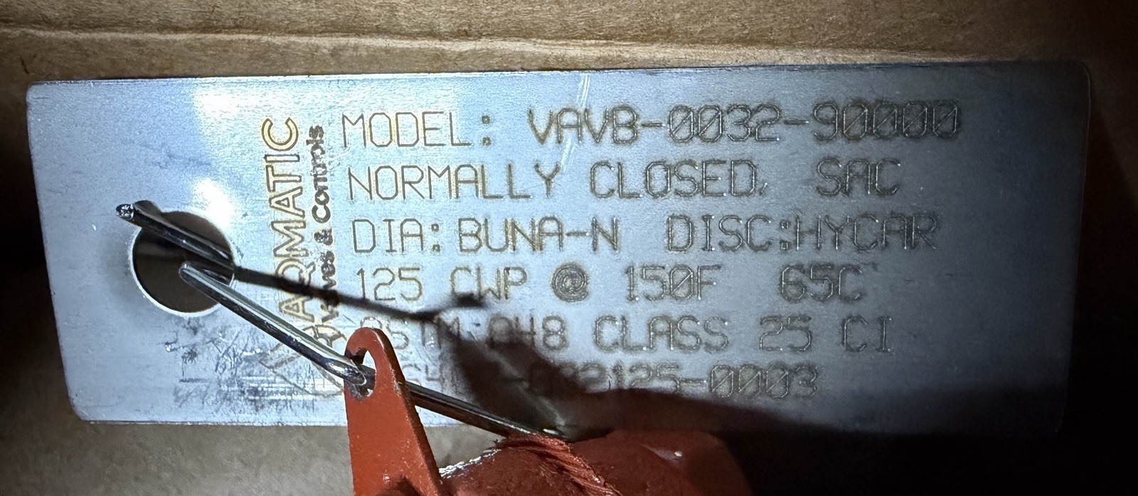 Aquamatic VAVB-0032-90000 Valve 3/4” NPT Cast Iron Normally Closed