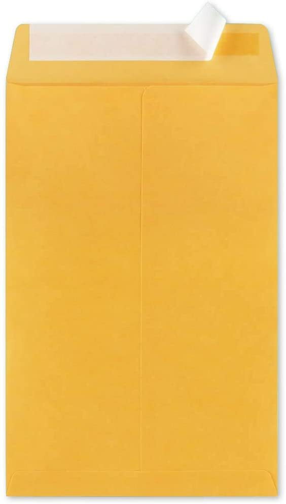 1000-6×9 Brown Kraft Self Seal Catalog Envelopes with Peel Mailing28lb