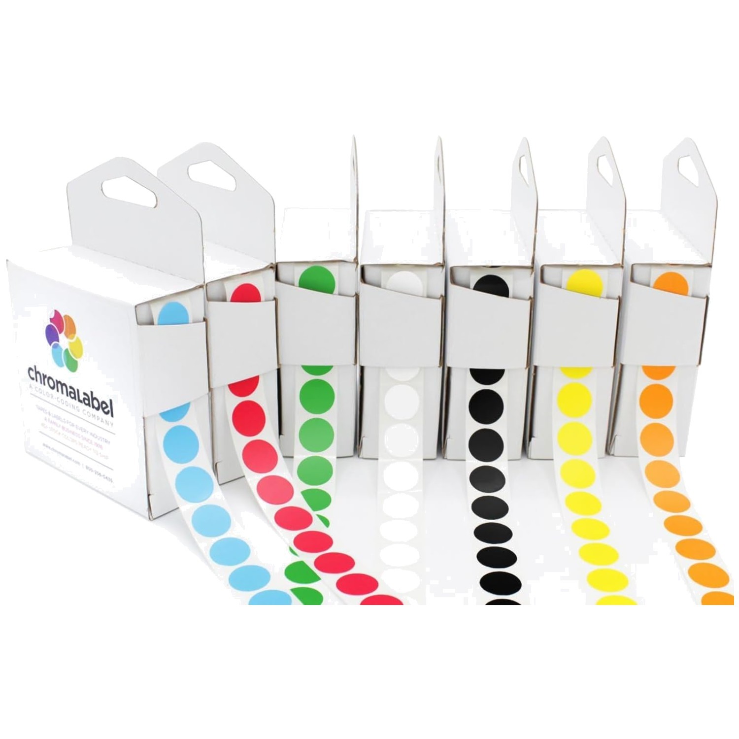 Color-Coding Dot Labels – 0.5 Inch, 1000 Stickers Dispenser