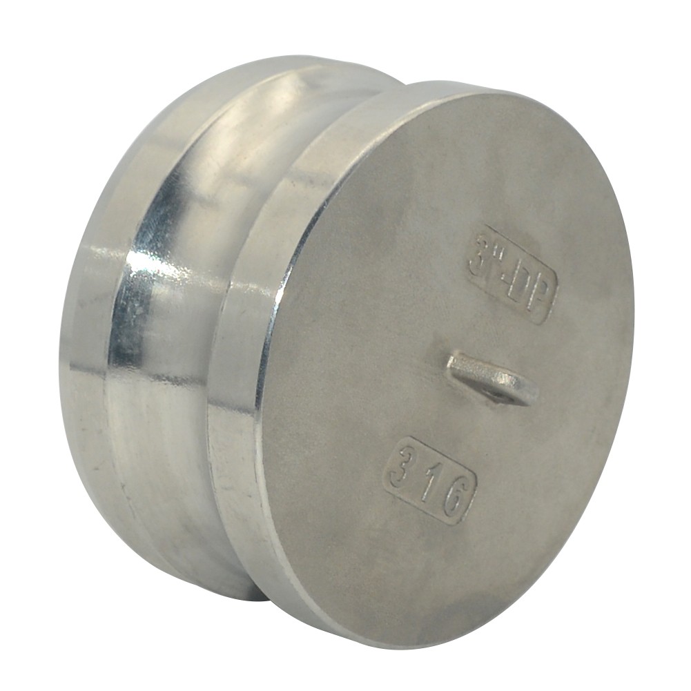 3″ 3 in inch Type DP Dust Plug Adapter Hose Fitting Camlock Stainless Steel SS