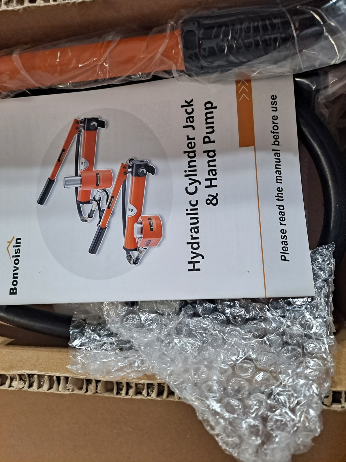 Bonvoisin Hydrauli Cylinder Jack And Hand Pump CP180