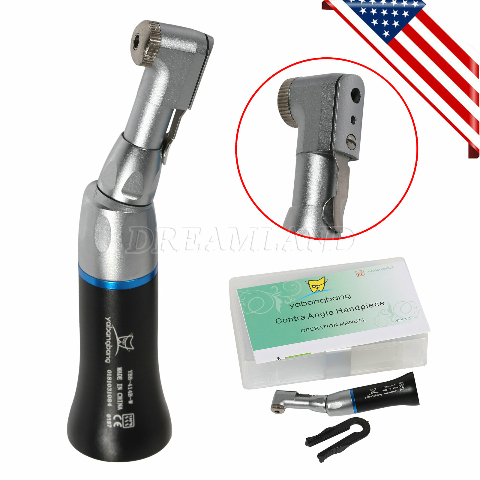 NSK Pana Max Style Dental 45° LED Turbine High Low Speed Handpiece 4H Air Motor