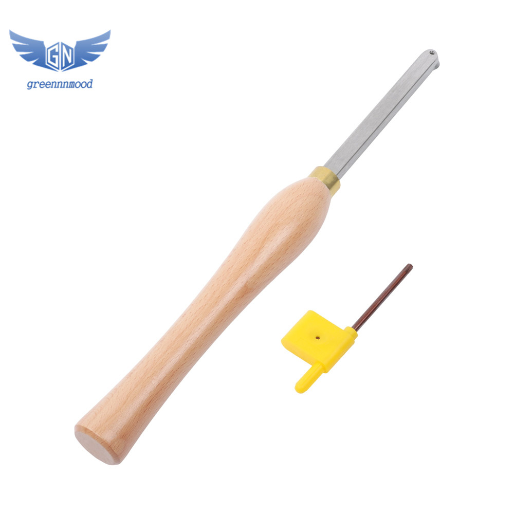 Mini-Size Woodturning Finisher Tool Carbide Chisel with 12mm Round Ci3 Insert