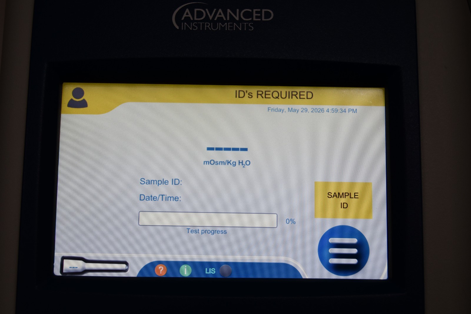 ^ Advanced Instruments OsmoTech Single-Sample Micro-Osmometer #X8006