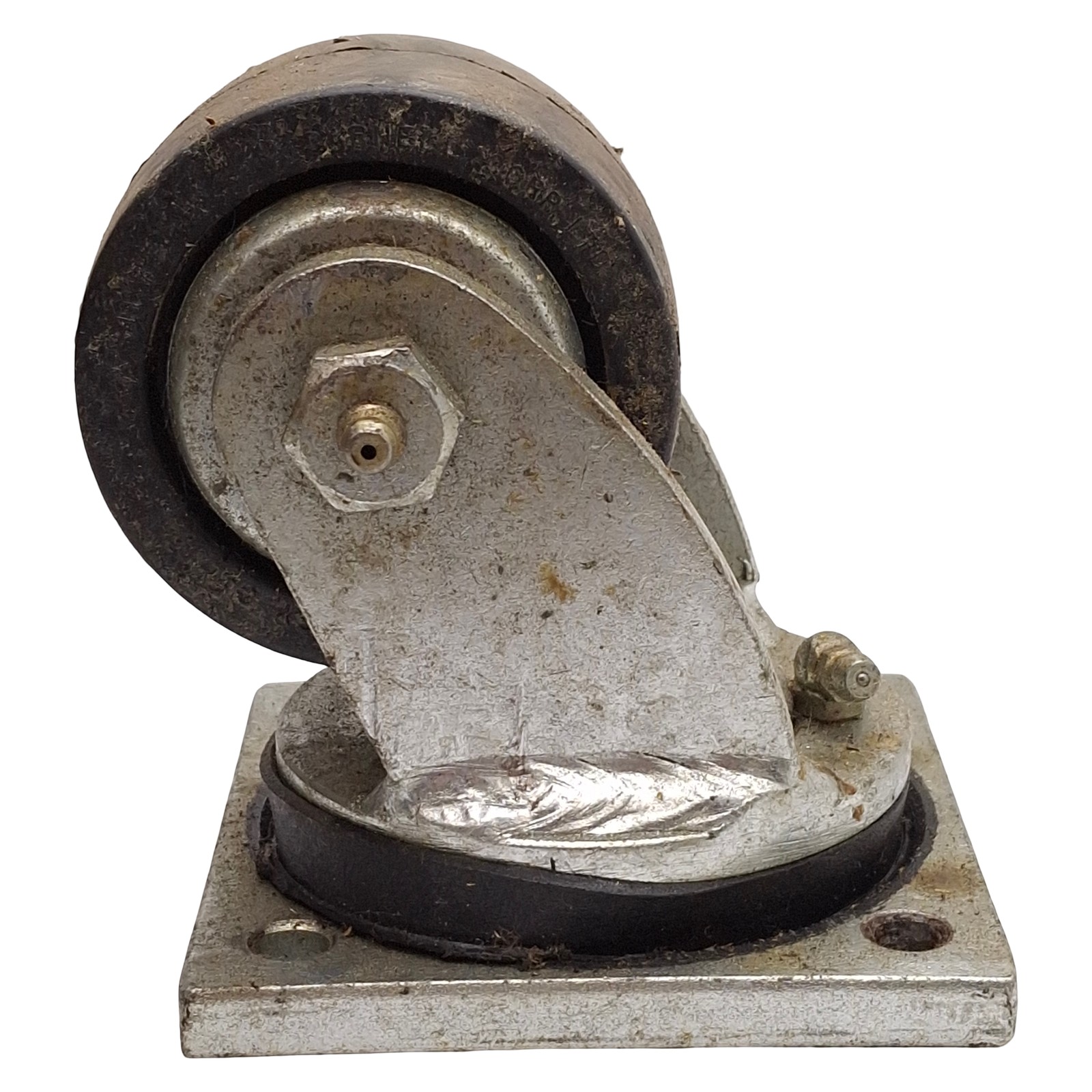 Darnell Heavy Duty Top Plate Swivel Caster ø3in x 1-7/8in Wheel, 4in x 4in Plate