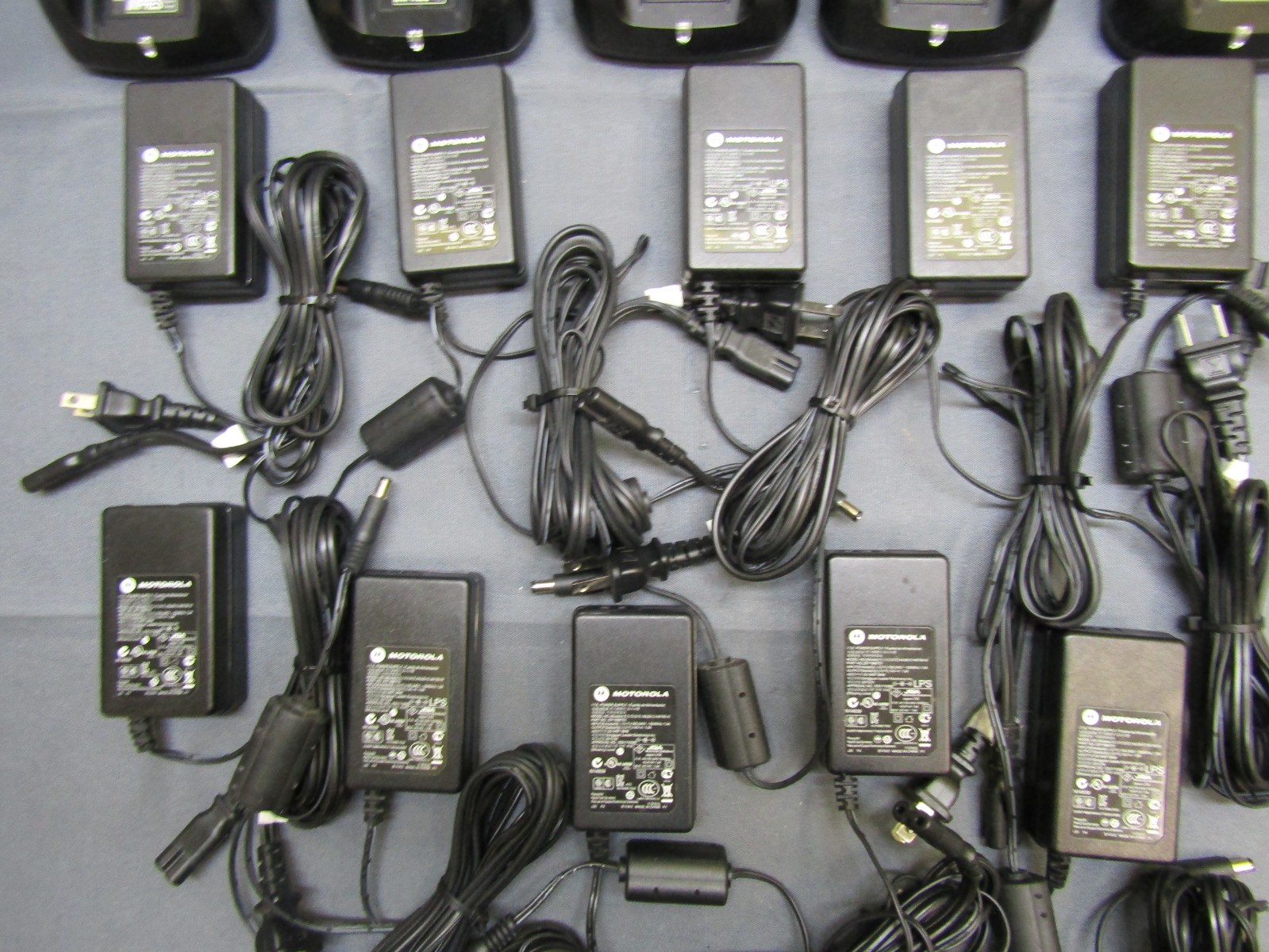 Lot of TEN Motorola Impres Charger WPLN4243 A For XPR6550 3500 Two Way Radios
