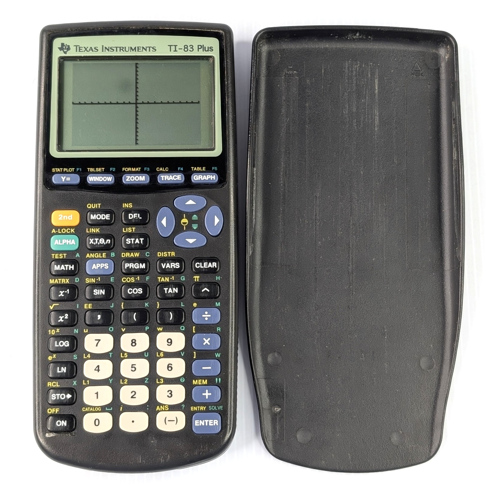 Texas Instruments TI-83 Plus TI 83 TI83 Graphing Calculator w/ Cover TESTED