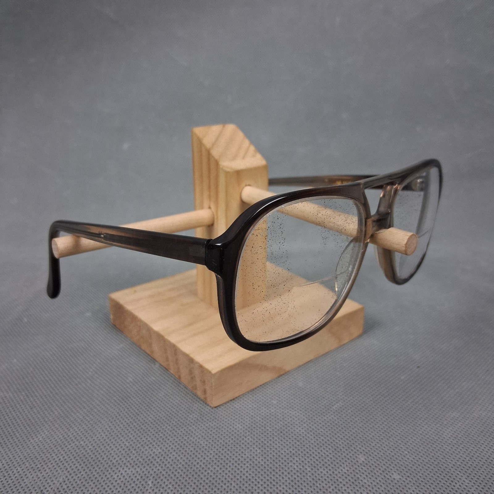 Vintage American Optical Z87 EC 100 Eyeglasses Frame 55 18 145mm Gray AO Safety