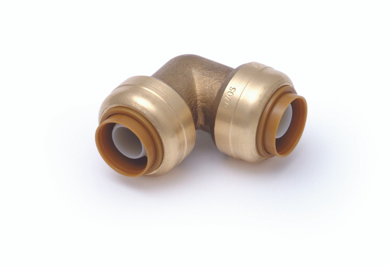 (60pack) Sharkbite Style 1/2″ Elbow (Push-Fit) Push to Connect Coupler Brass