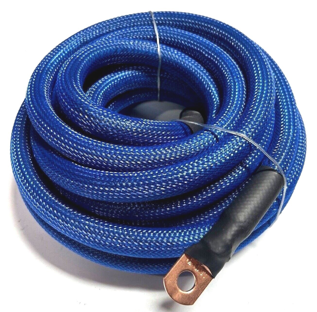 1/0 GAUGE BRAIDED SLEEVING AWG 100% OFC COPPER AMPLIFIER WIRING INSTALL KIT LOT
