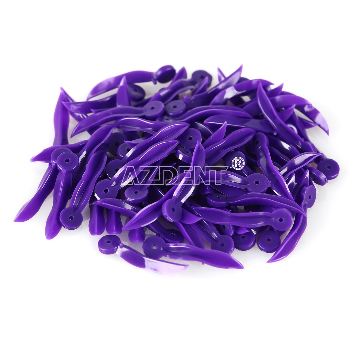 Pack of 200 Dental Tooth Gap Wedges with End Circular Holes Plastic Wedge 4 Size