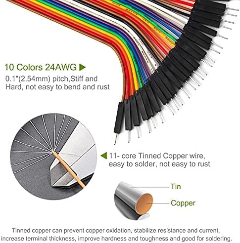 Chanzon 120 pin 10cm 20cm 30cm Long Header Jumper Wire Dupont Cable Line Connect