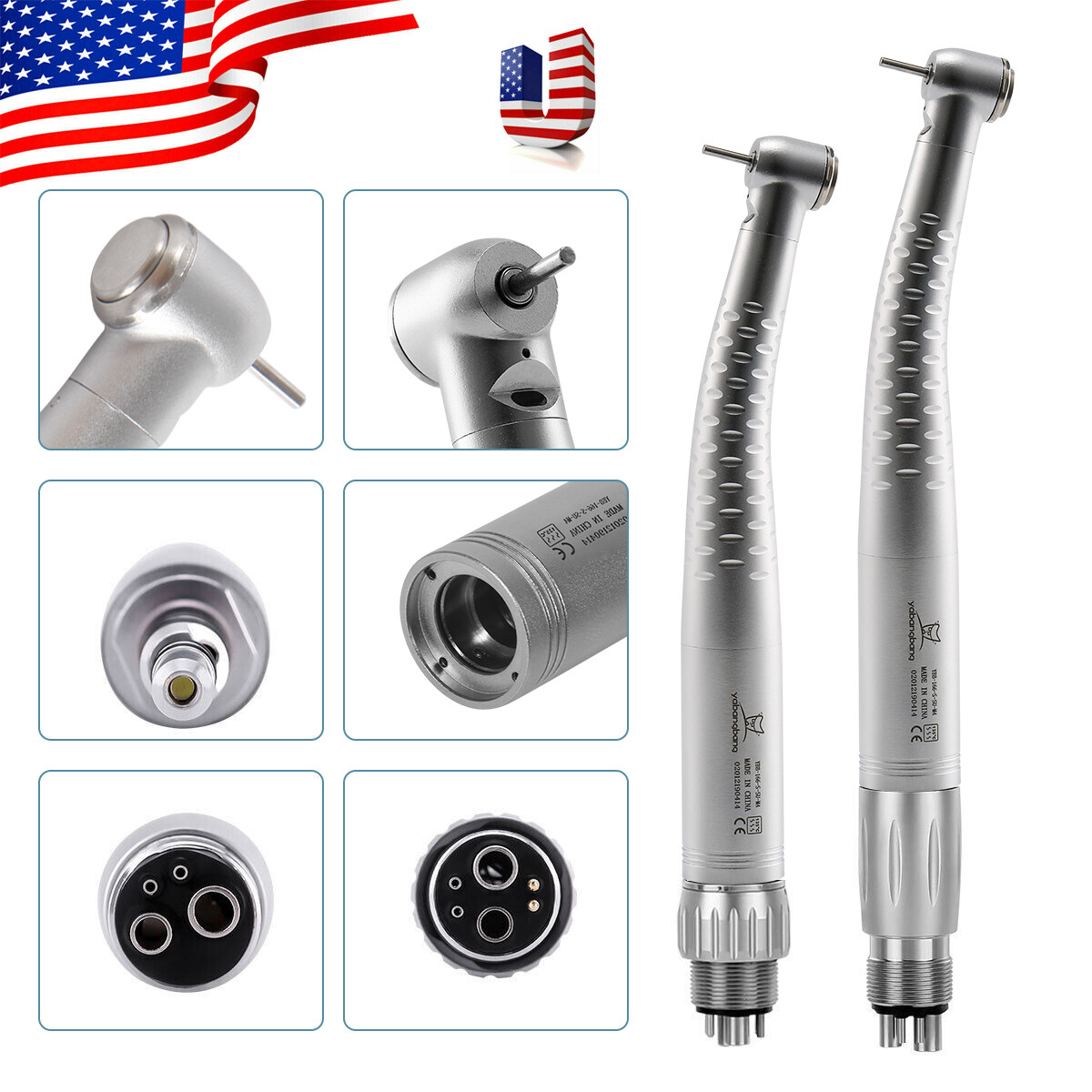 4/6Hole Coupler for KaV LUX Coupler Large Torque Fiber Optic Dental Air Turbine