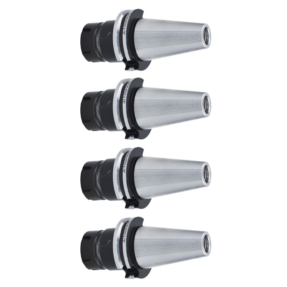 8 PCSCAT40 ER25 Collet Chuck W. 2.76″ Gage Length Chucks Tool Holder Set
