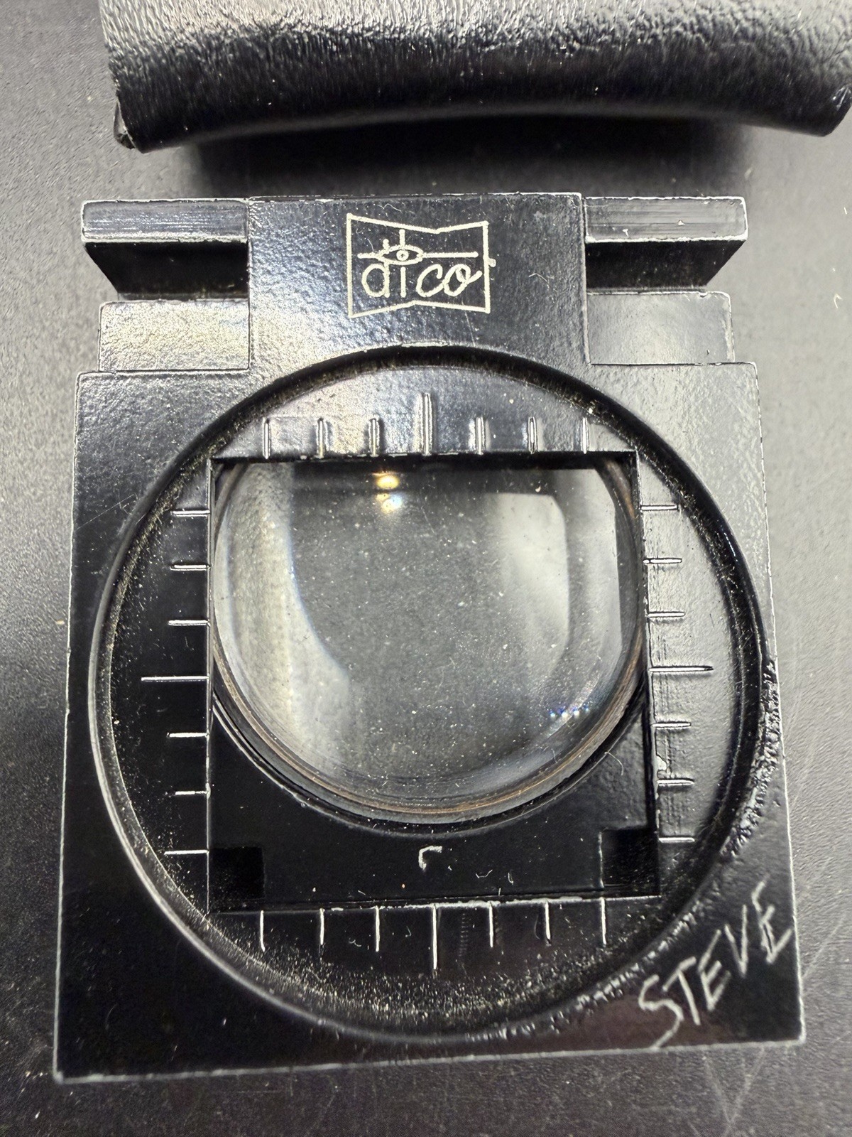 Mitutoyo 7308 Dial Thickness Gauge .001 & Dico Folding Linen Tester Loupe Lot