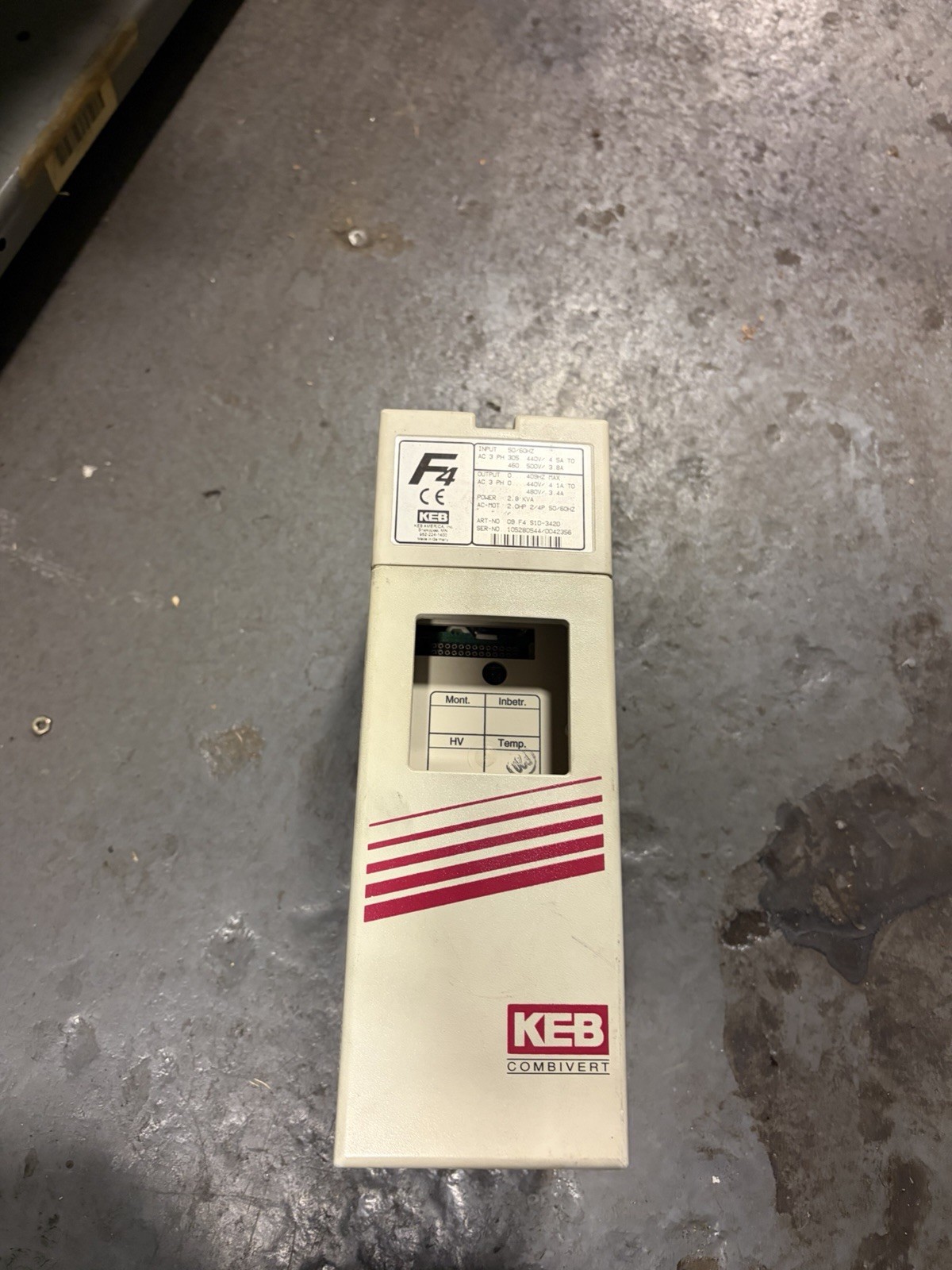 KEB 09.F4.S1D-3420 AC Drive USED