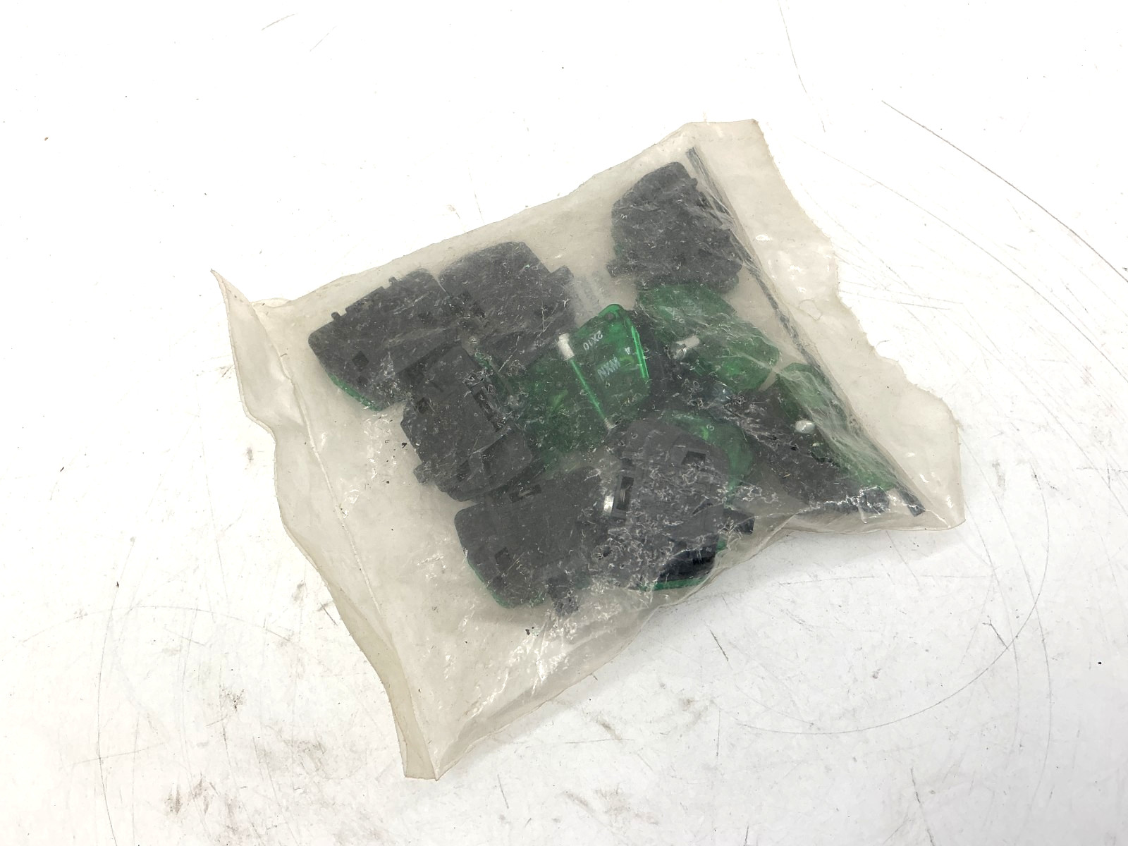 Bag of 10 New Allen Bradley 800E-2X10 Ser A Contact Cartridge 10A 600V Green