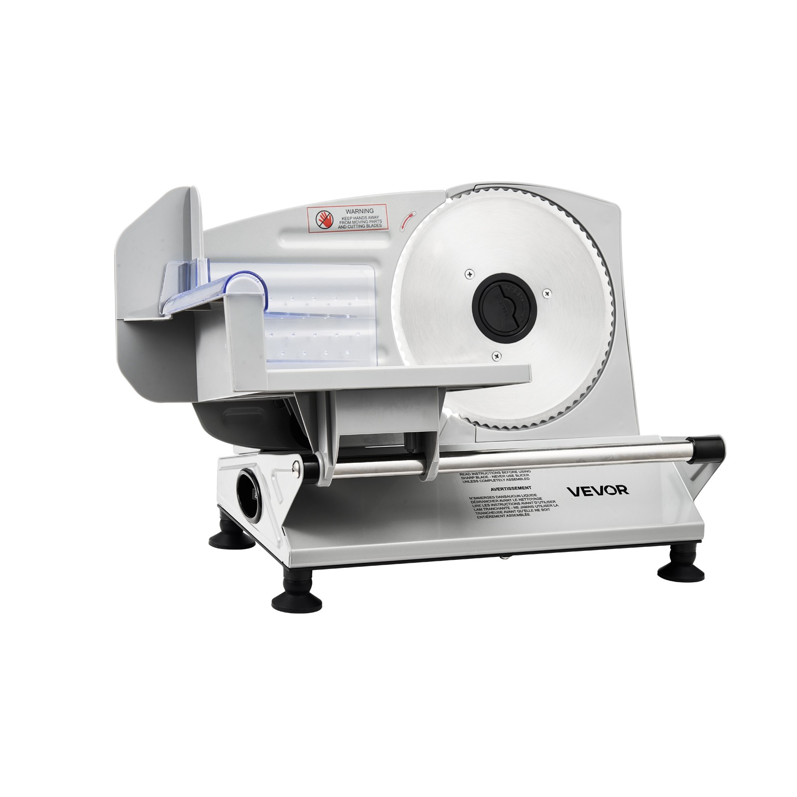 VEVOR Meat Slicer Electric Deli Slicer Machine 150W 6.7 in Sharp Blade for Home