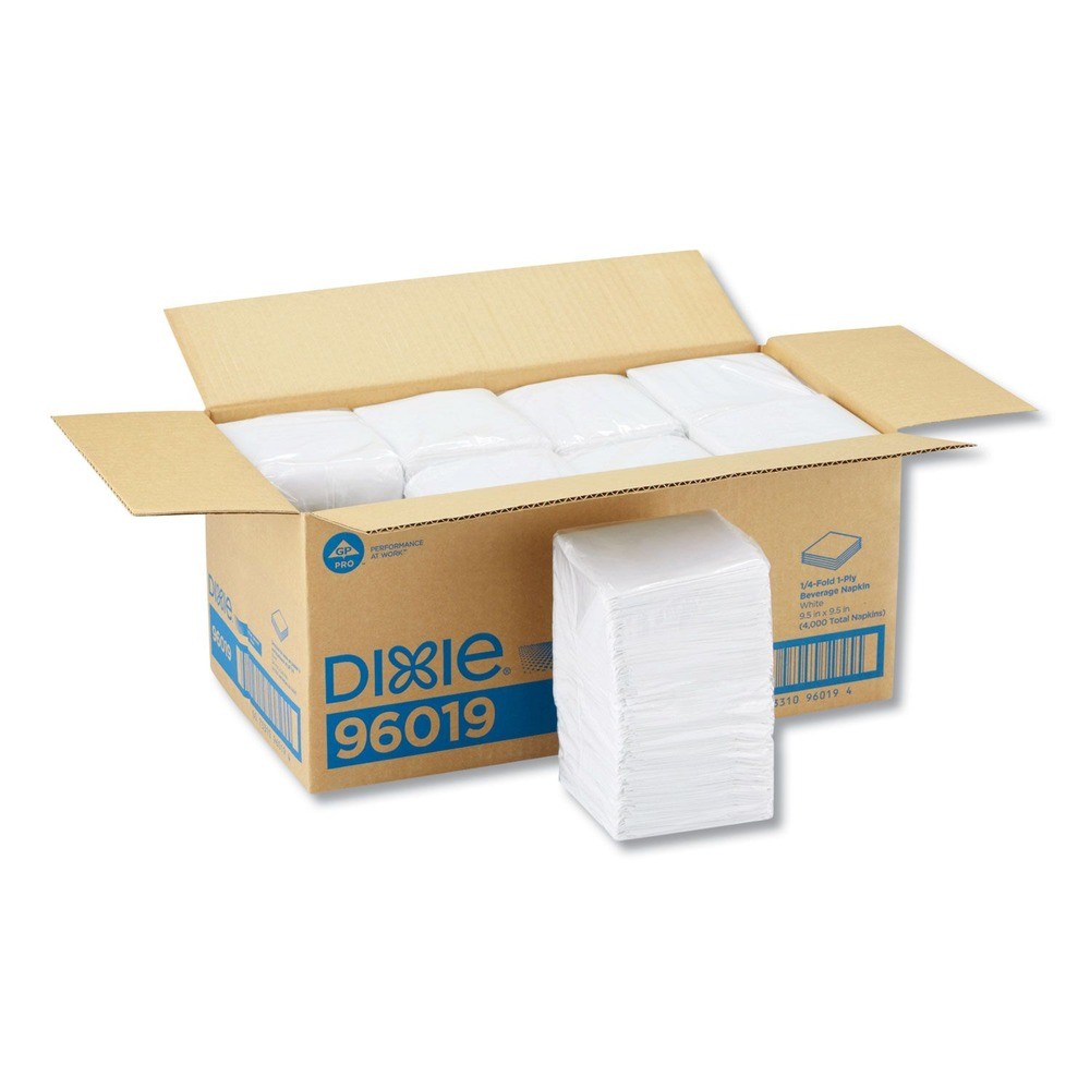 Georgia Pacific Professional 96019 Single-Ply Beverage Napkins (4000/Ct) New