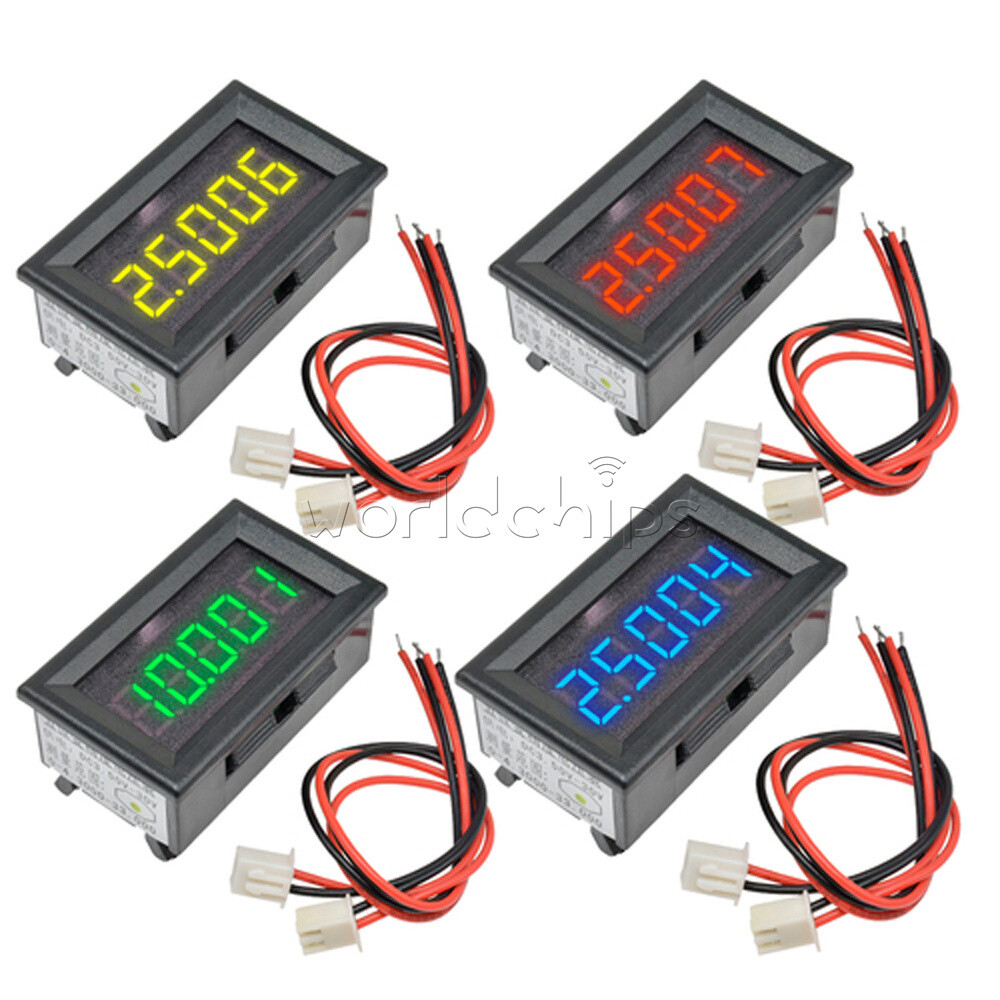 DC 0-4.3000-33.000V 5 Digit Digital Voltmeter Voltage Meter Car Panel 4Wires New