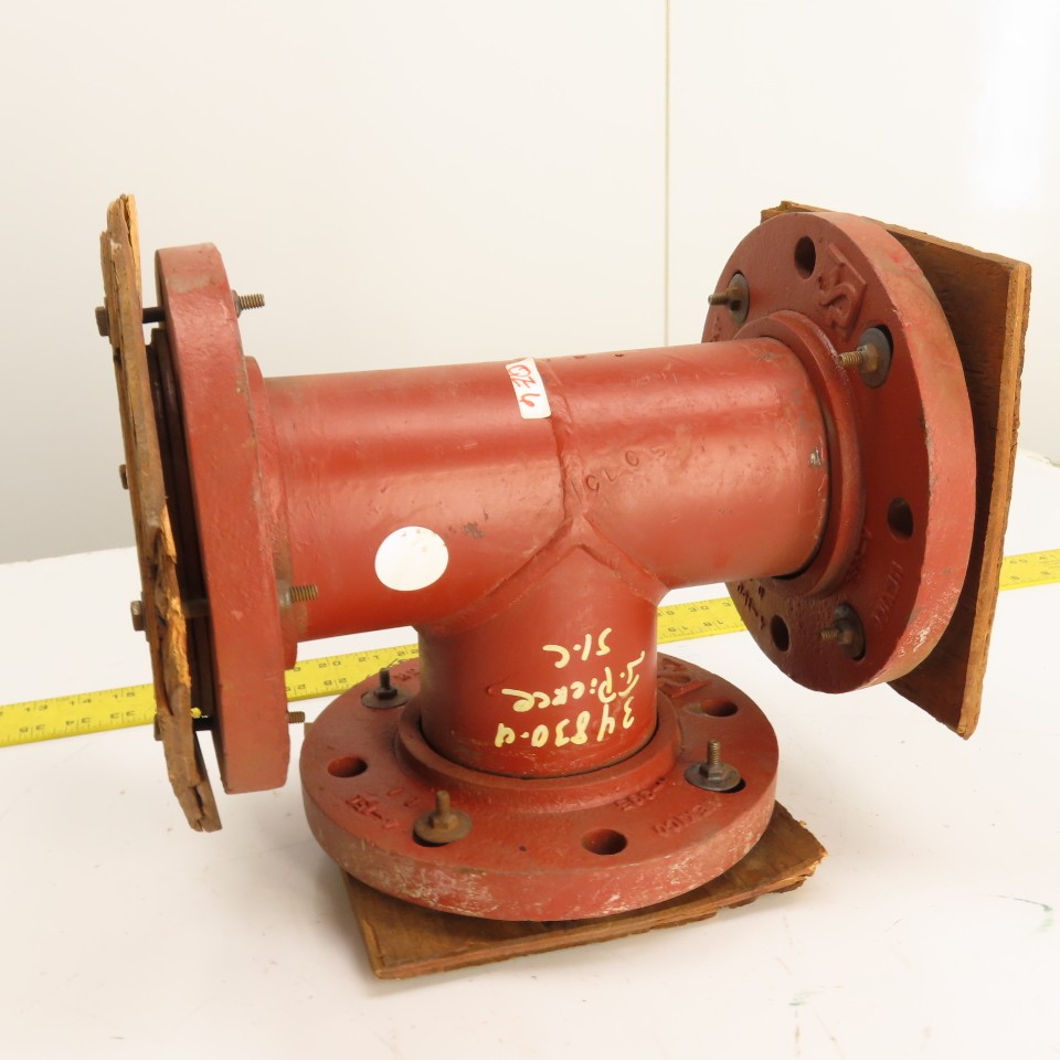 4-150 4″ x 4″ x 4″ 150 LB Flanged Industrial Pipe Tee