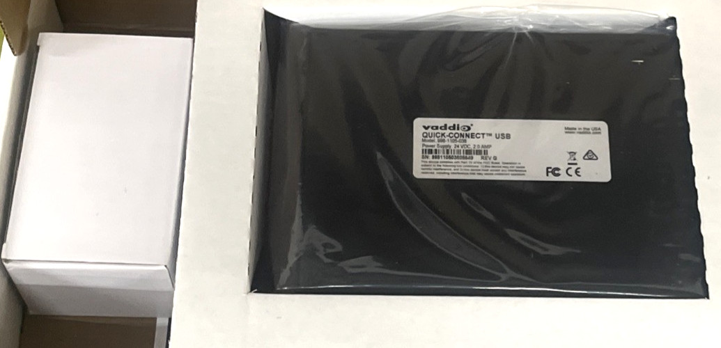 Vaddio ROBOSHOT 12E CAT5 Camera Model: 998-99000-100 w/ Quick Connect