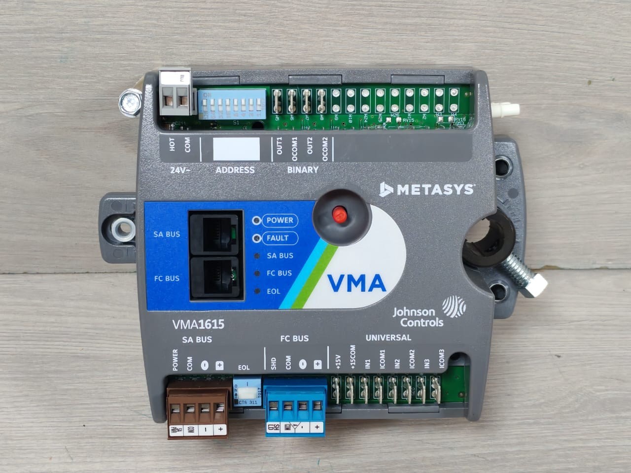 Johnson Controls MS-VMA1615-1 Vav Controller 3 Univ Inputs,2 Binary Outputs