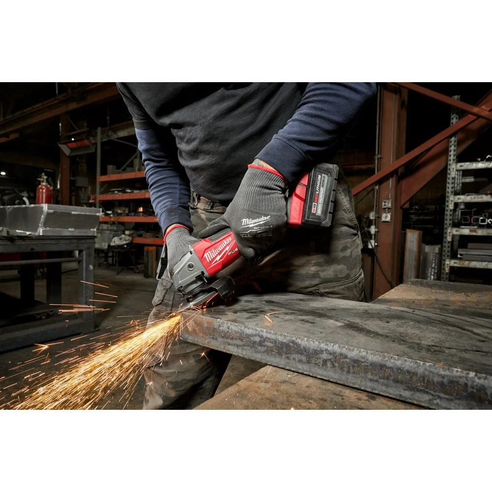 Milwaukee 2880-20ID M18 FUEL 18V 4-1/2″/5″ Paddle Switch Grinder w/Impact Driver