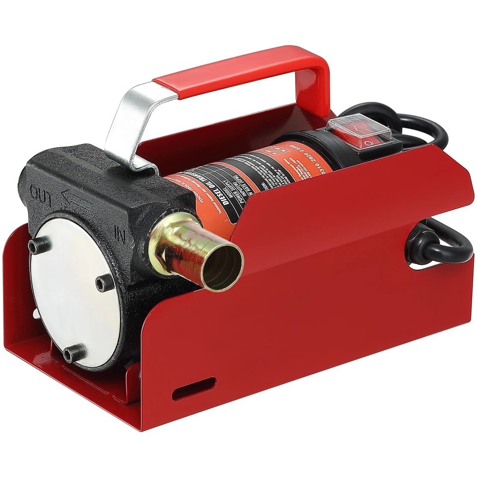 12V DC Electric Fuel Transfer Pump for Diesel Kerosene 10 GPM with Nozzle